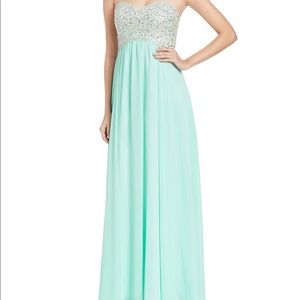 Decode 1.8 Prom Dress Sequin Mint